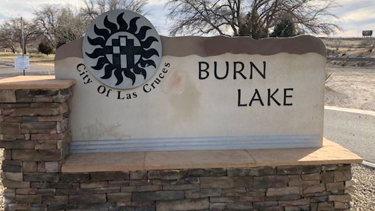 Burn Lake in New Mexico