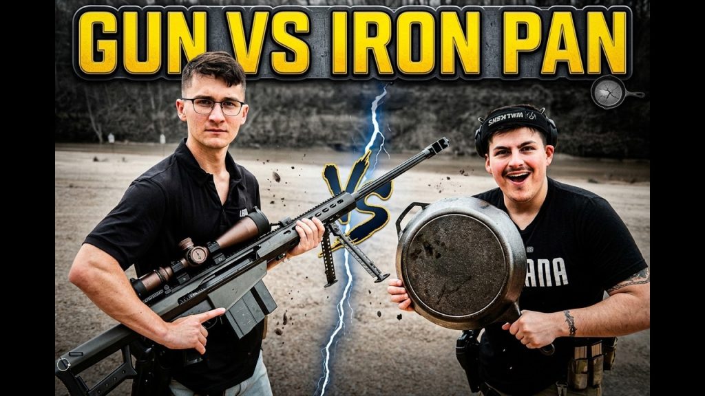 Gun vs. Cast Iron Pan