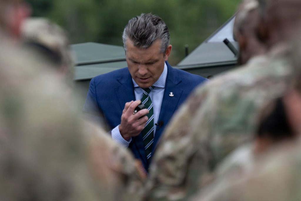 Hegseth prays for ‘overwhelming violence’ during Pentagon Christian service Hegseth prays for ‘overwhelming violence’ during Pentagon Christian service