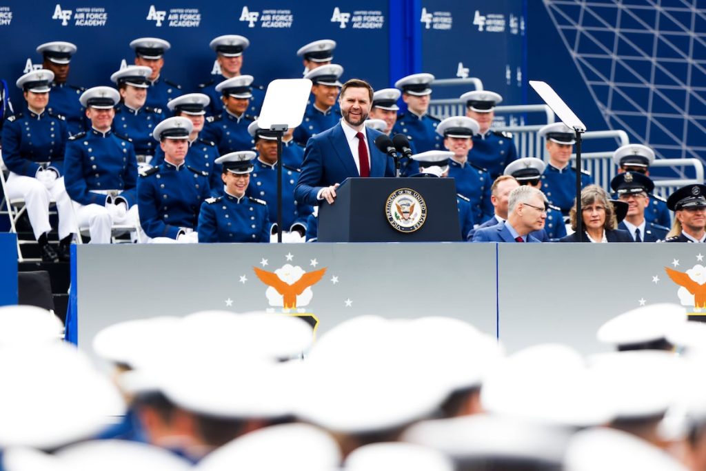 Vance advises Air Force Academy graduates to not concede decision making to AI Vance advises Air Force Academy graduates to not concede decision making to AI