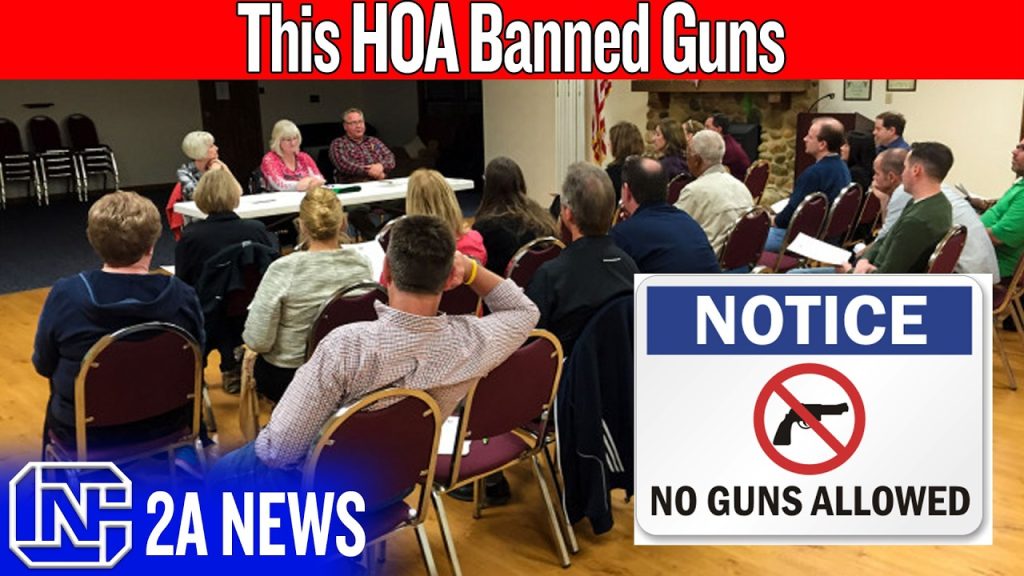 This HOA Banned Guns… Then Forgot One Big Legal Detail