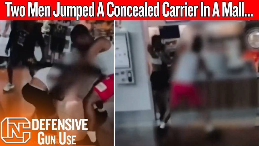 Two Men Jumped A Concealed Carrier In A Mall… One Didn’t Walk Away