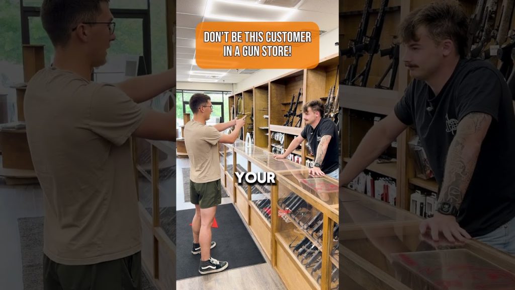 Don’t be like this customer in a gun store – ADS Speed?