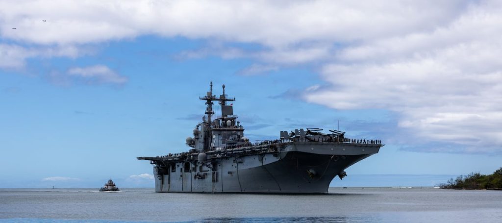 Firestorm Labs builds drones aboard USS Essex without shore resupply