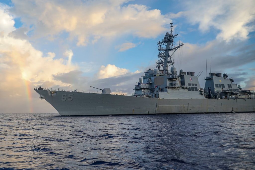US Navy destroyer spent 4 days without power in South China Sea
