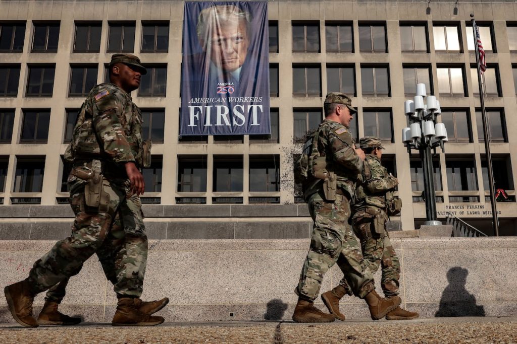 Thousands of soldiers now roam Washington’s streets. They seldom stop crime.