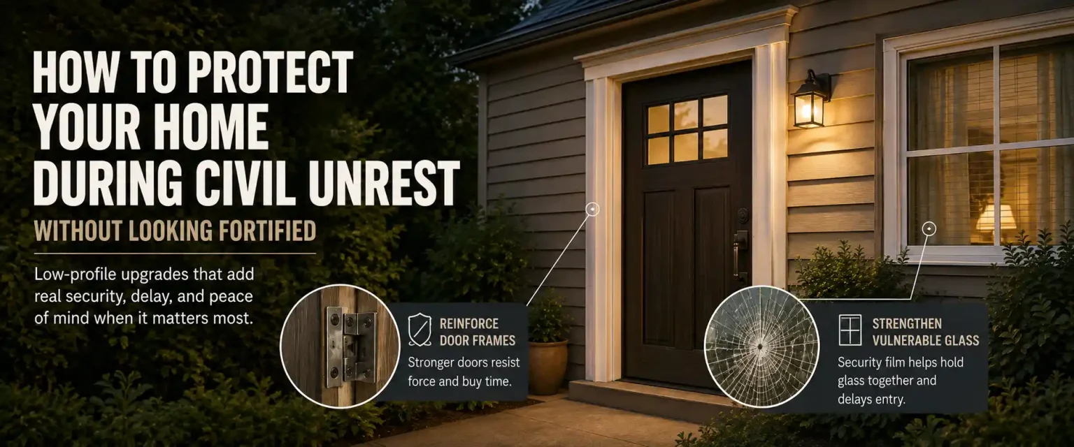 How to Protect Your Home During Civil Unrest Without Looking Fortified