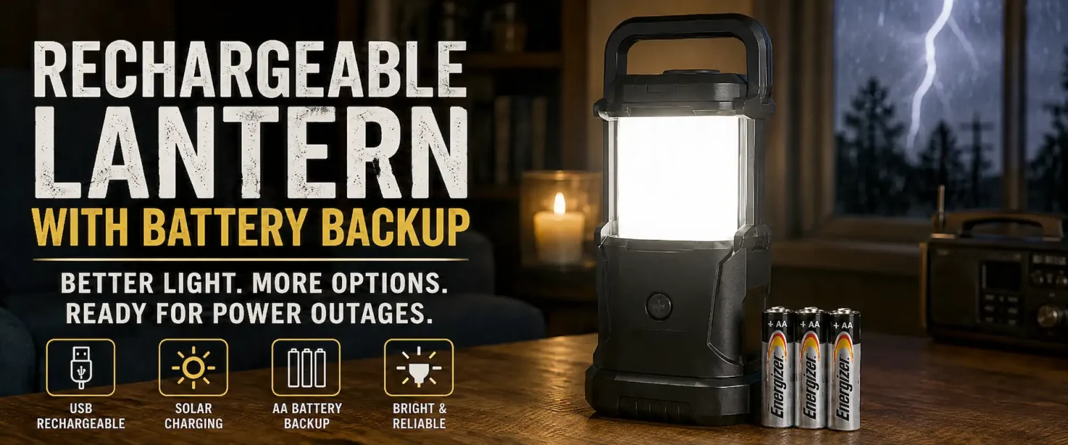 Rechargeable Lantern With Battery Backup: Better for Power Outages Rechargeable Lantern With Battery Backup: Better for Power Outages