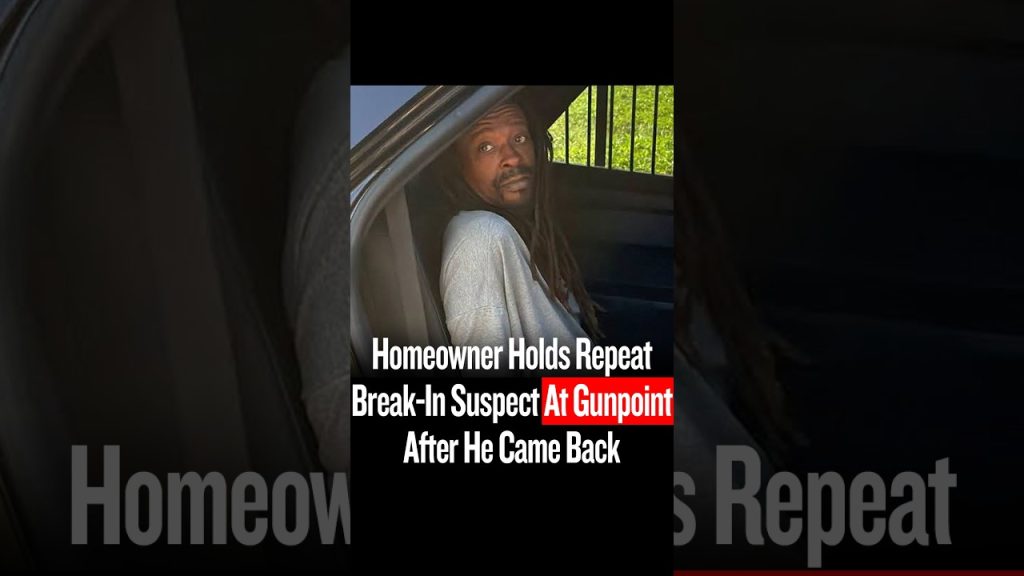 Homeowner Holds Repeat Break-In Suspect At Gunpoint After He Came Back