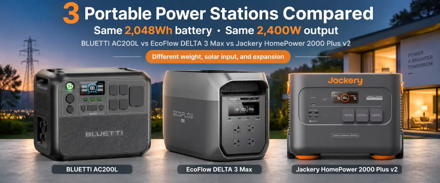 Best 2kWh Portable Power Station? BLUETTI vs EcoFlow vs Jackery