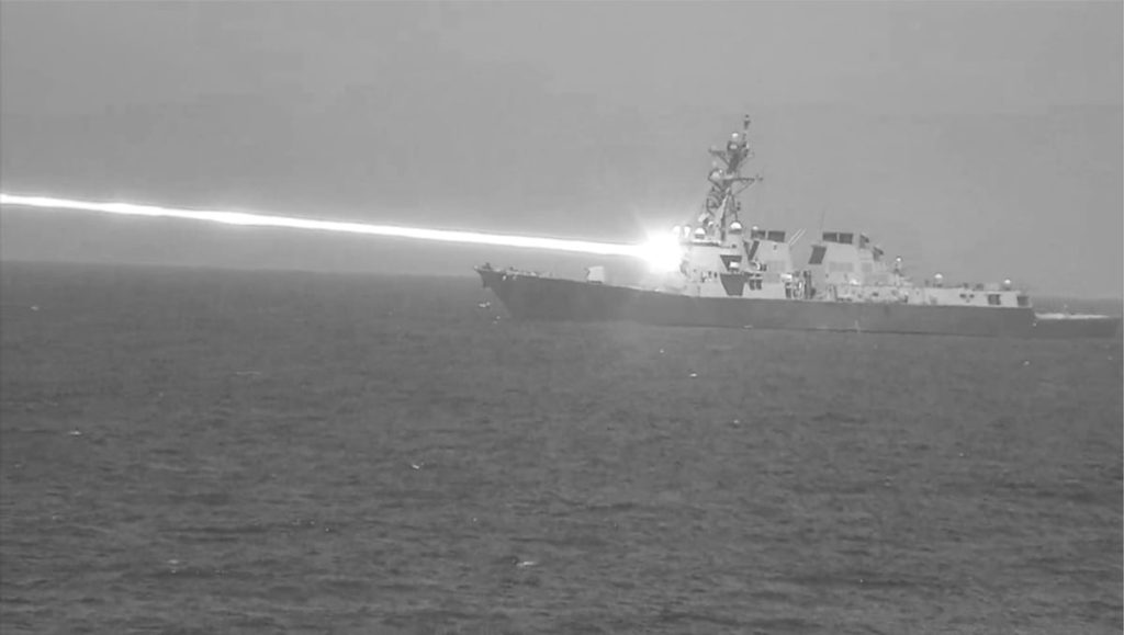 Faster fielding of laser weapons key to future fights, Navy’s top officer says Faster fielding of laser weapons key to future fights, Navy’s top officer says