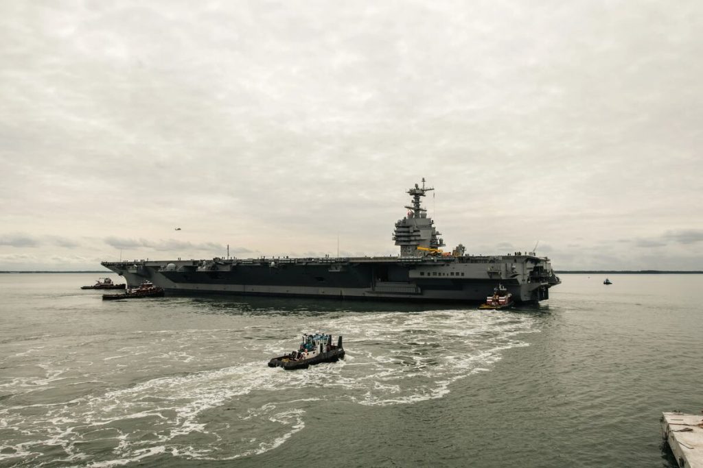 US Navy signs off on ‘preliminary acceptance’ of aircraft carrier USS John F. Kennedy US Navy signs off on ‘preliminary acceptance’ of aircraft carrier USS John F. Kennedy